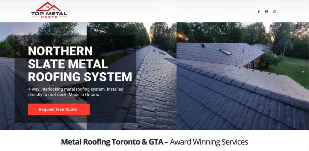 Top Metal Roofs Toronto's Homepage