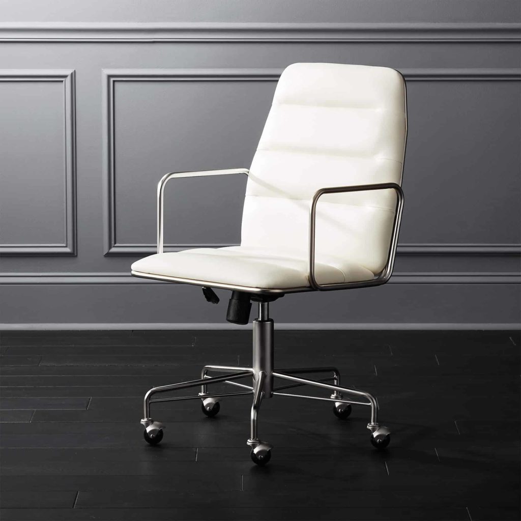Mad White Executive Chair - CB2