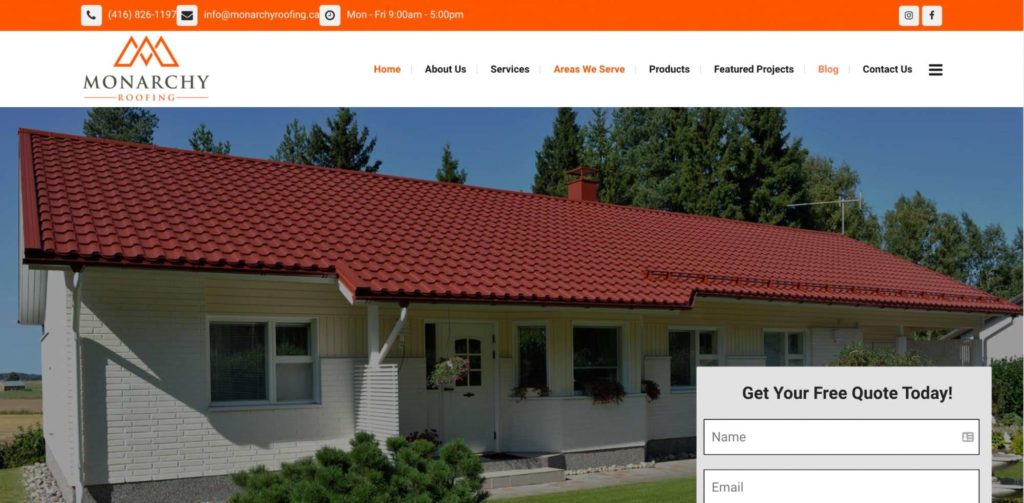Monarchy Steel and Metal Roofing's Homepage