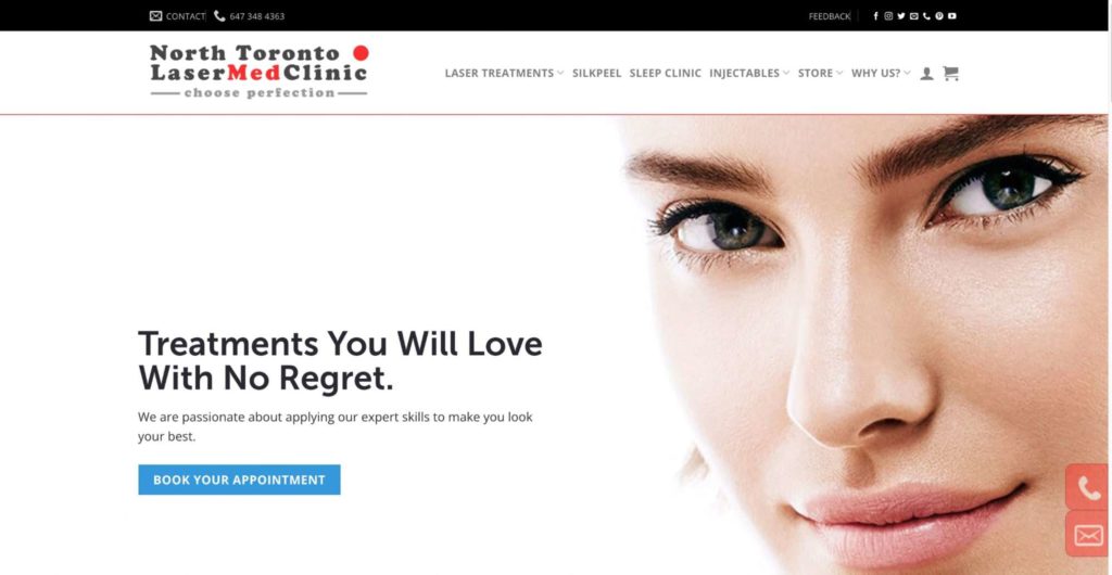 North Toronto Laser Med Clinic's Homepage
