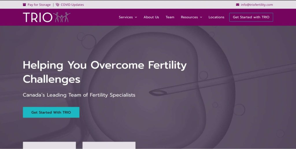 TRIO Fertility's Homepage