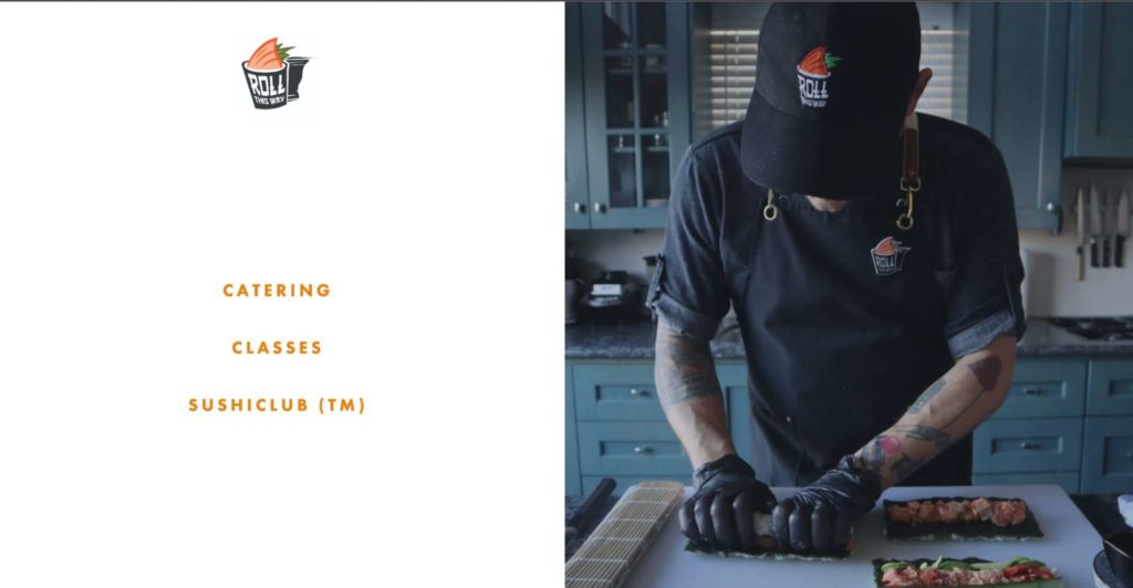 Roll This Way Sushi Making Classes and Catering's Homepage