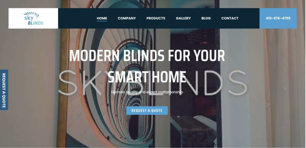 Sky Blinds' Homepage