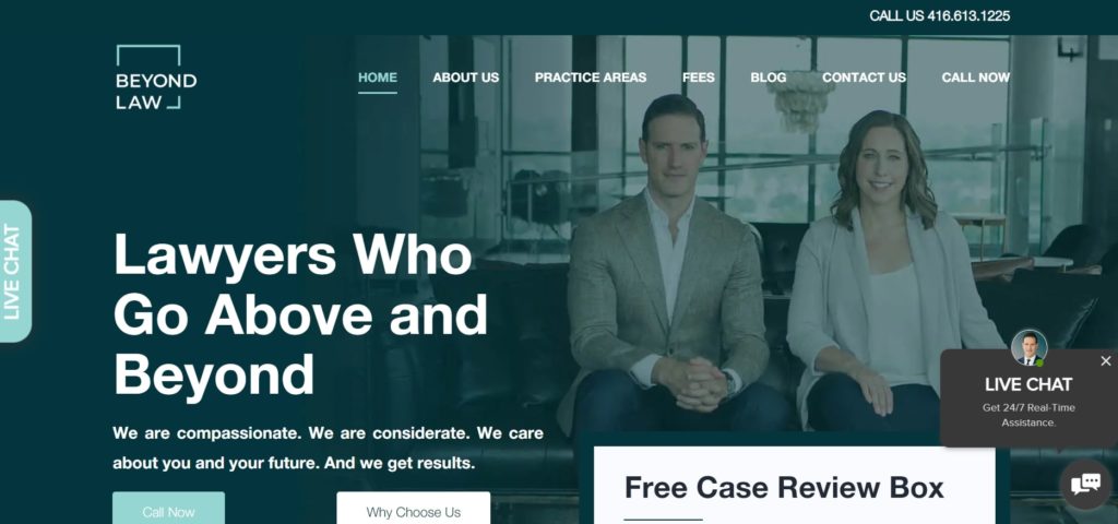 Beyond Law Homepage