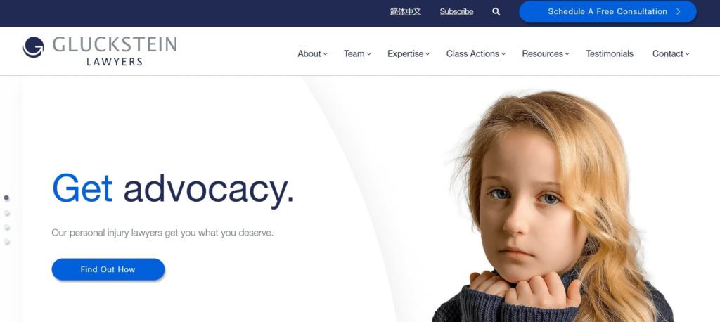 Gluckstein Lawyers Homepage