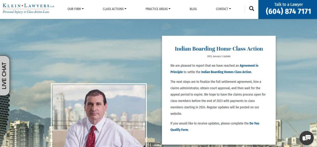 Klein Lawyers Homepage