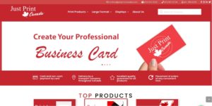 Just Print Canada Inc's Homepage