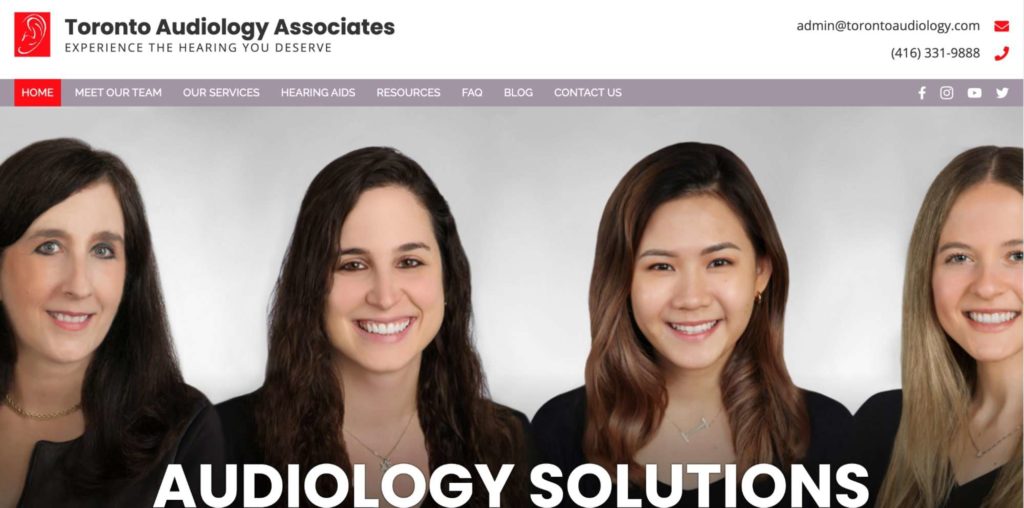 Toronto Audiology Associates' Homepage