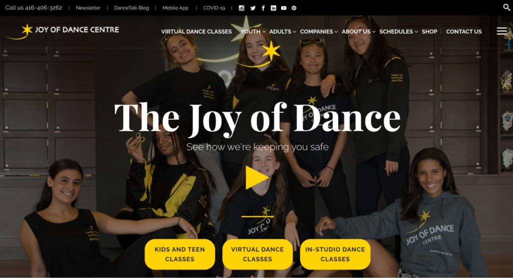 Joy of Dance Centre's Homepage