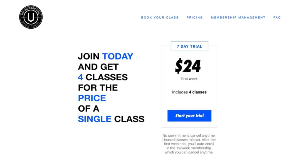 The Underground Dance Centre's Homepage