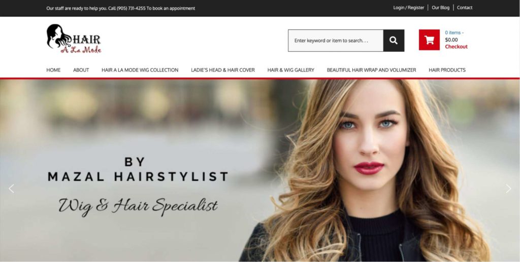Hair A La Lode by Mazal Hair Stylist homepage