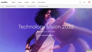 Accenture Canada homepage