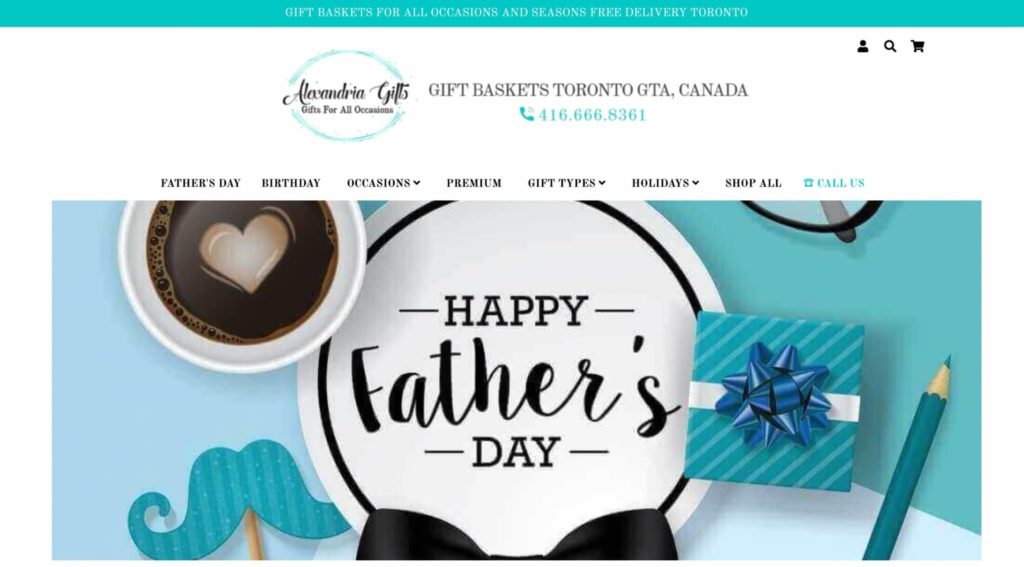 Alexandria Gift Baskets Homepage