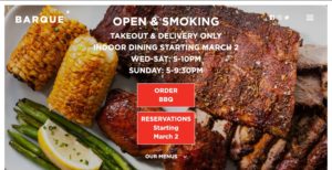 Barque Smokehouse Homepage