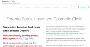 Baywood Laser and Vein Clinic Homepage
