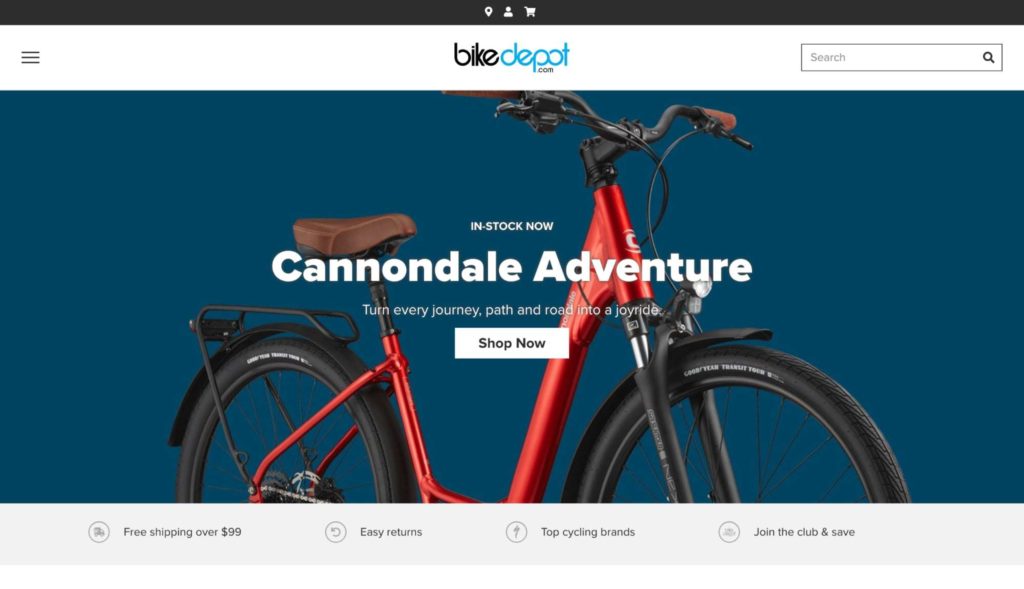 Bike Depot Homepage