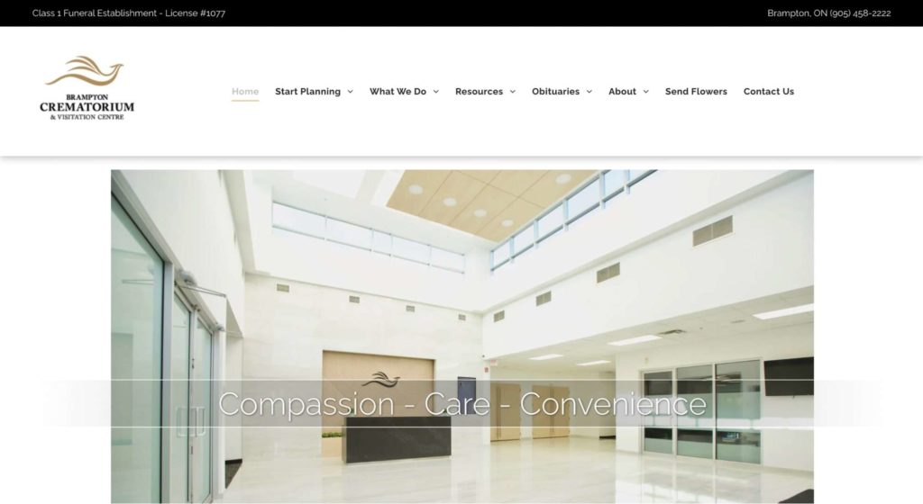 Brampton Crematorium Homepage