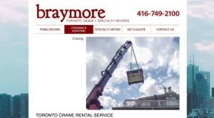 Braymore Crane Rental  Hompage