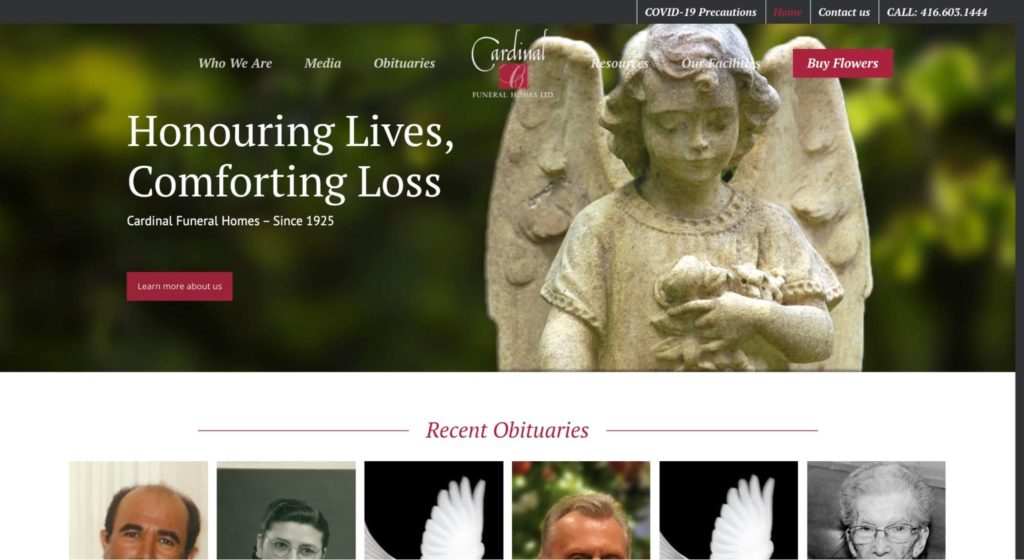 Cardinal Funeral Homepage
