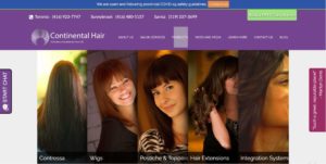 Continental Hair homepage