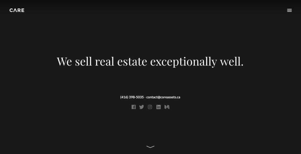 Core Assets Real Estate (CARE) Homepage