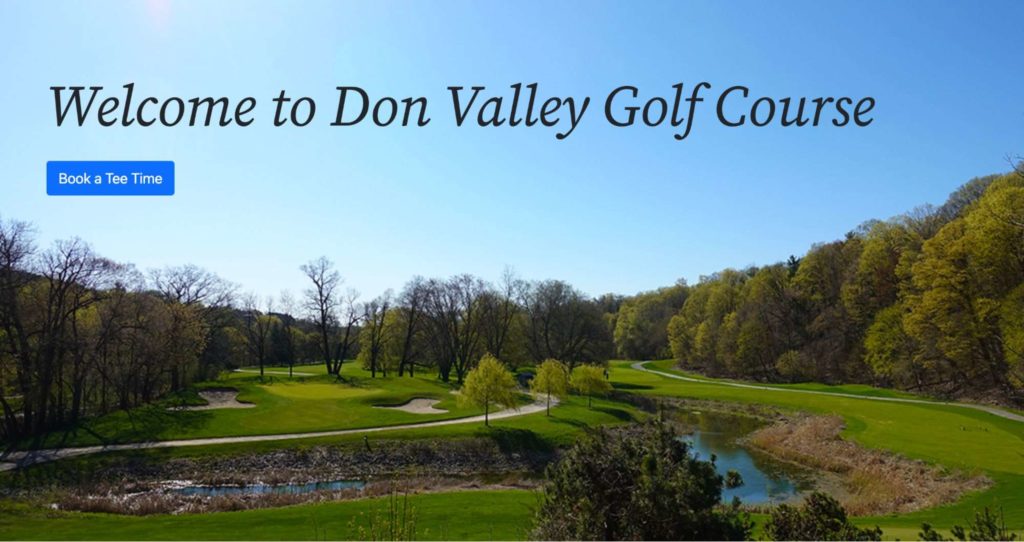 Don Valley Golf Homepage