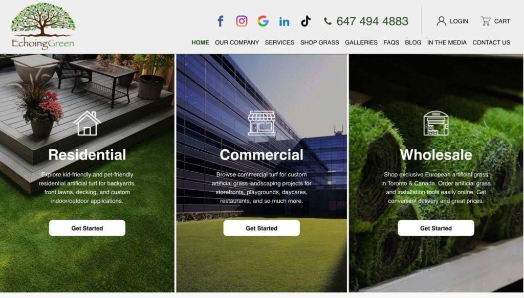 Echoing Green Homepage