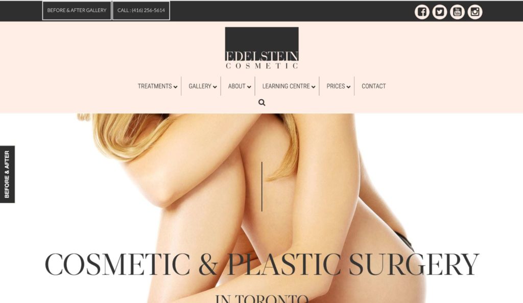 Edelstein Cosmetic Homepage