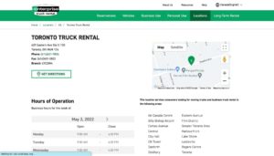 Enterprise Truck Rental Homepage