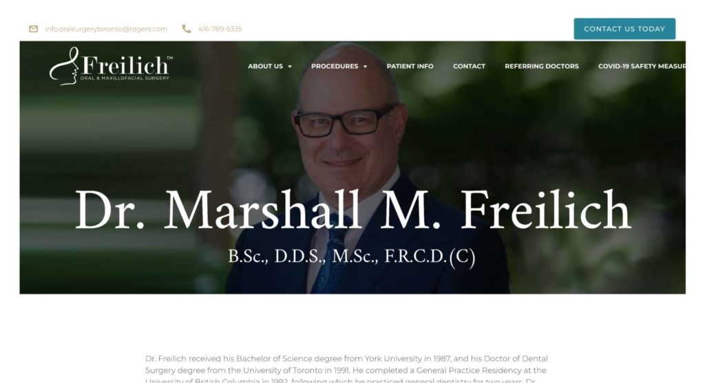 Freilich Oral and Maxillofacial Surgery Homepage