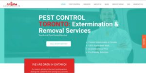 GTA Toronto Pest Control Homepage
