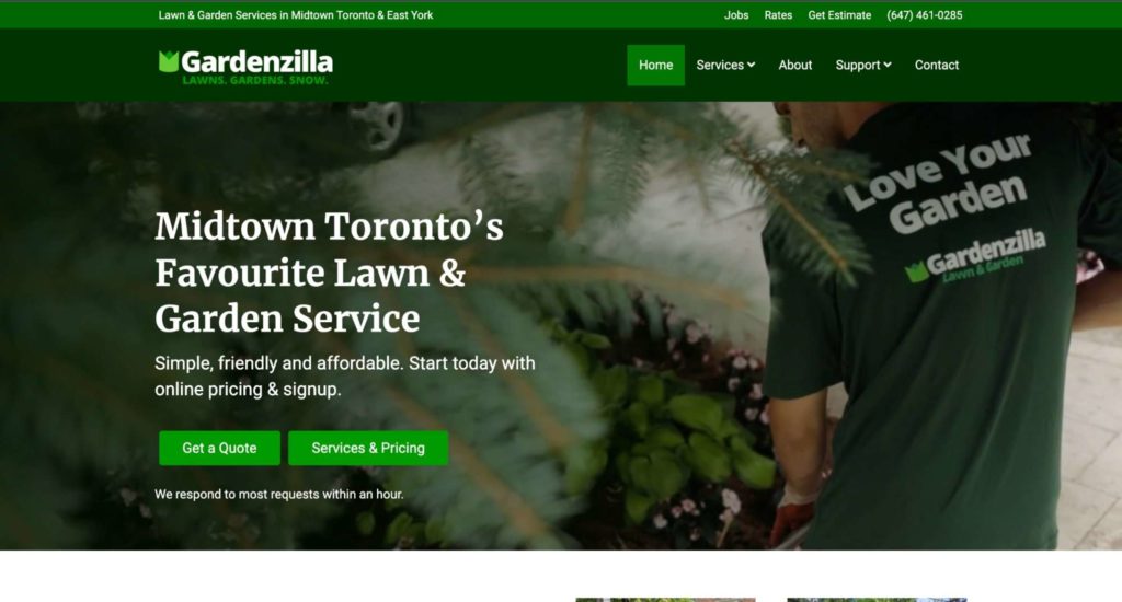 Gardenzilla Lawn & Garden homepage
