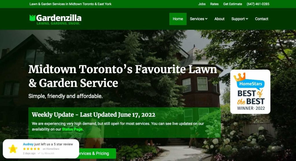 Gardenzilla Lawn & Garden Homepage