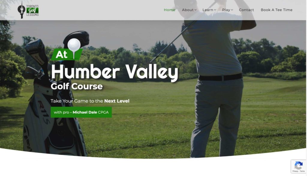 Humber Valley Golf Course Homepage