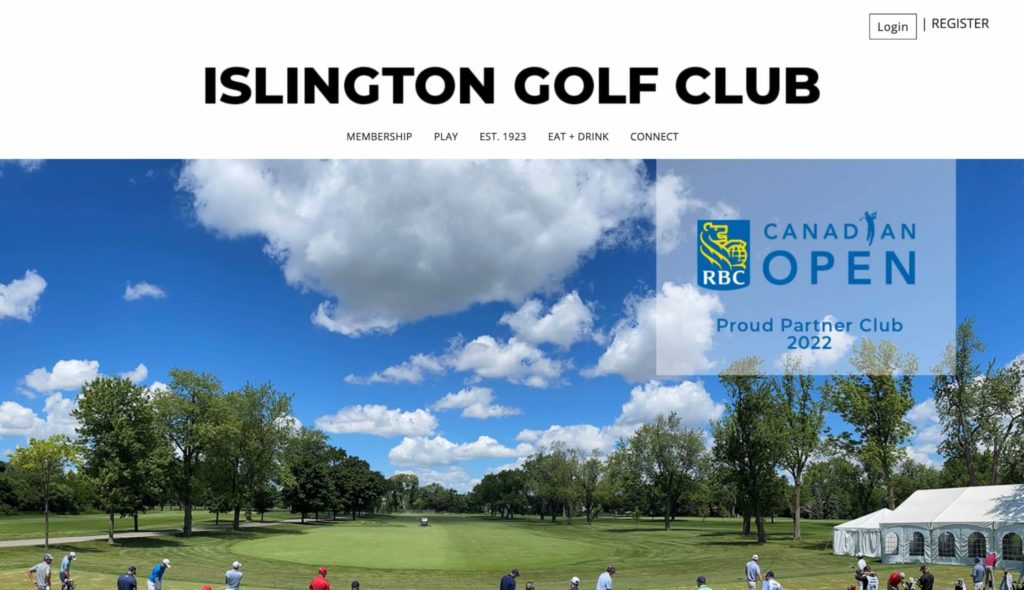 Islington Golf Club Homepage