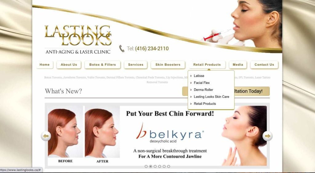 Lasting Looks Anti-Aging and Laser Clinic Homepage