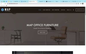MAP Office Furniture homepage
