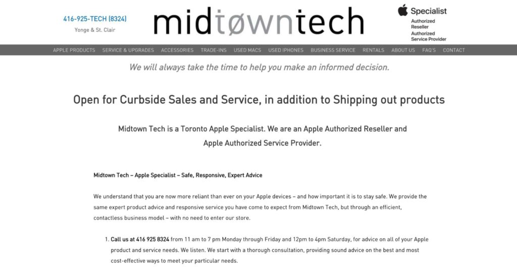 Midtown Tech Homepage