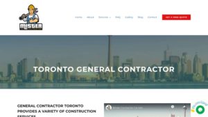 Mister Contractor Homepage