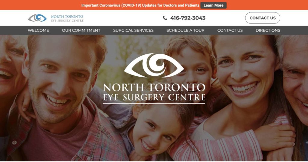 North Toronto Eye Surgery Centre Homepage