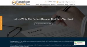 ParadigmResume Homepage
