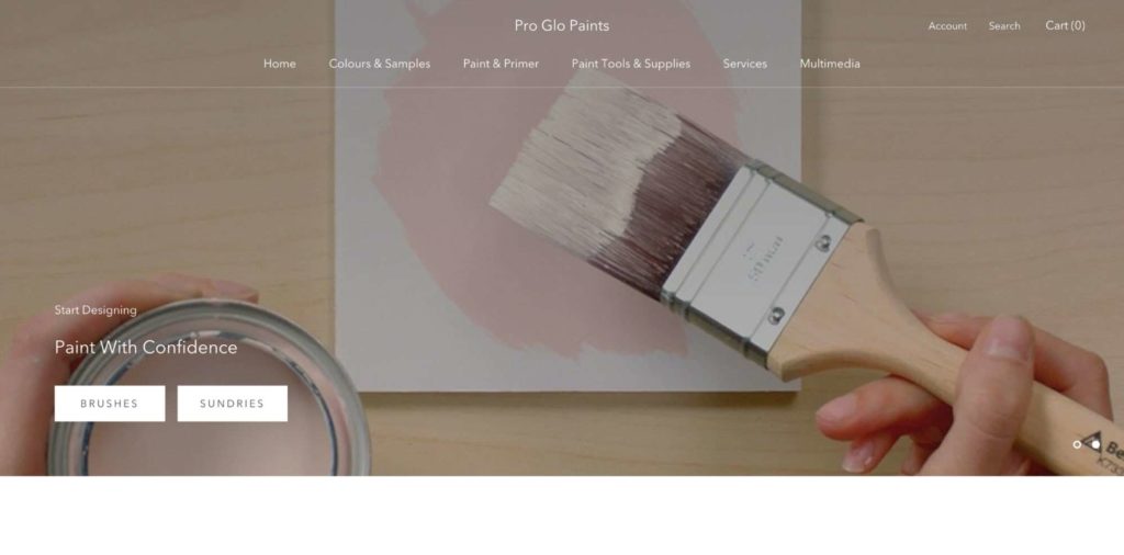 Pro Glo Paints Homepage
