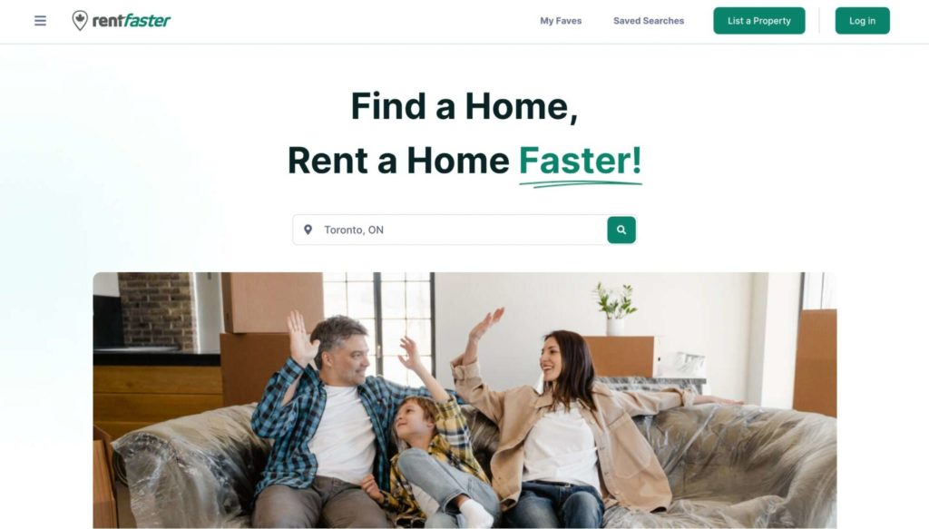 RentFaster.ca Homepage