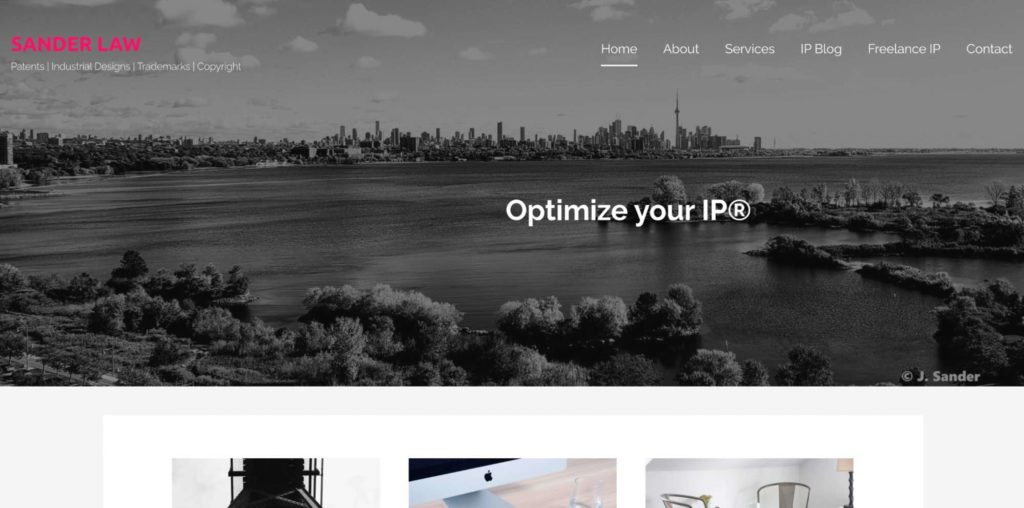 Sander Law Homepage