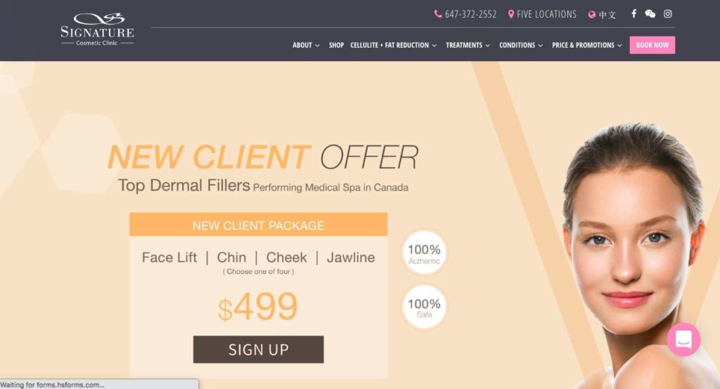 Signature Medical Spa Homepage