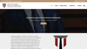 Sivapatham Legal Services homepage