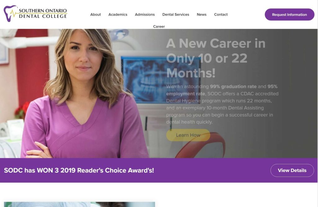 Southern Ontario Dental College Homepage