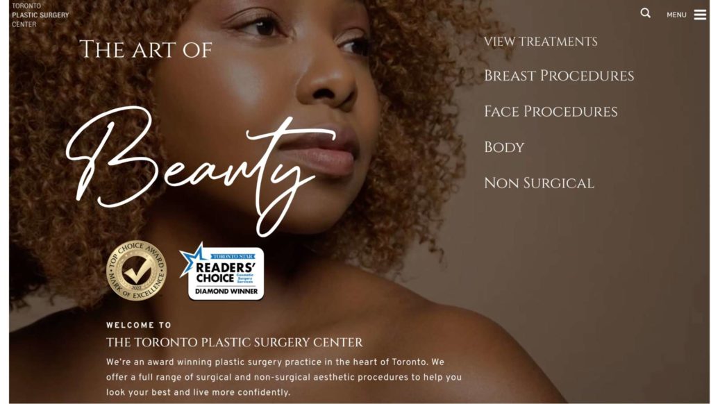 Sovereign Cosmetic Surgery Homepage