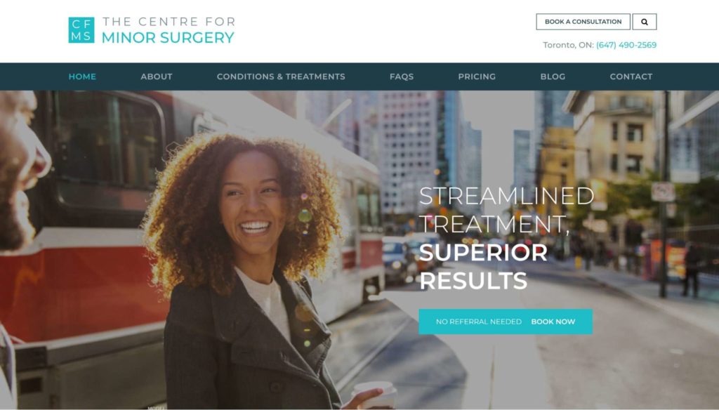 The Centre for Minor Surgery Homepage
