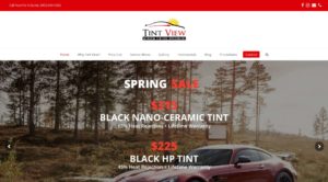 Tint View Homepage